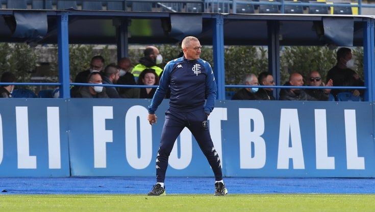 Empoli, Andreazzoli: "Si sta meglio a 34 punti che a 33"