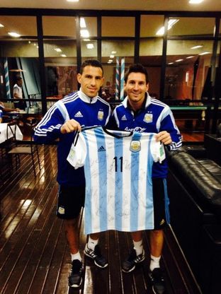 Una maglia per Papa Francesco dalla nazionale argentina