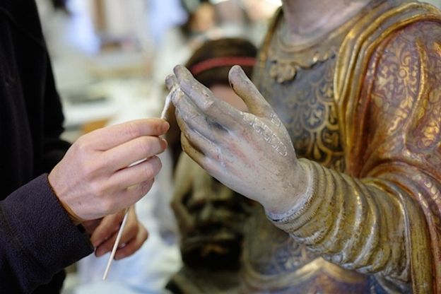 Girolamini, il restauro di cinque busti secenteschi