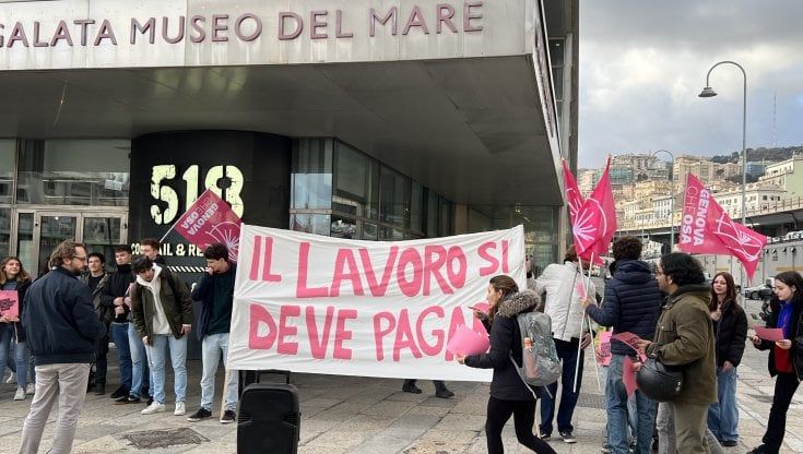 Lavoro gratis, presidio sotto il MuMa di Genova che osa: "No allo sfruttamento anche all'Ocean Race"