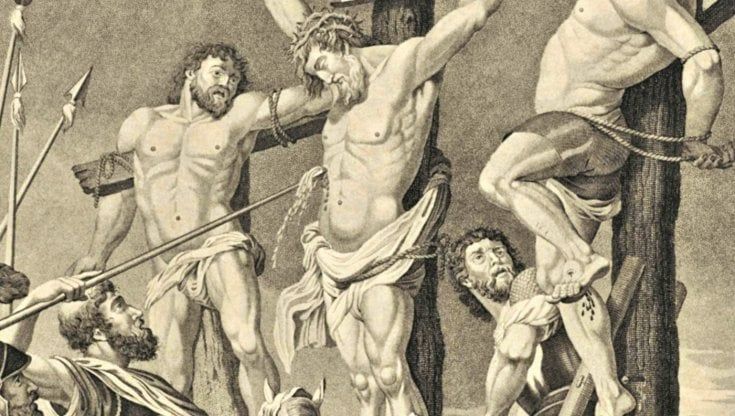 Gesù e il centurione Longino: la lancia nel costato non basterebbe contro le fake news