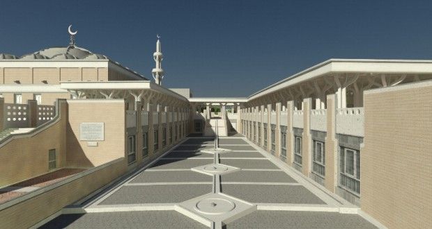 Ricostruzione in 3D <br />per la moschea di Roma