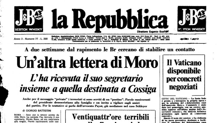 Caso Moro, che cosa possono chiedere i terroristi 
