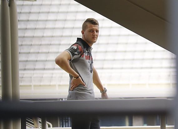 Milinkovic-Savic nella sede della Fiorentina