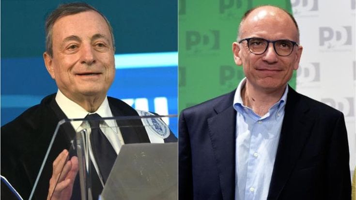 Draghi e Letta protagonisti sferzano i leader dei 27: “Agite, non c’è più tempo”