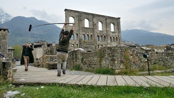 Ad Aosta, seguendo la fiction di Rocco Schiavone