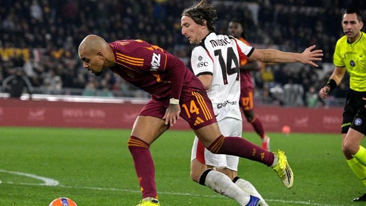 Il Milan scappa con De Winter, la Roma lo raggiunge con Pellegrini: 1-1 all'Olimpico