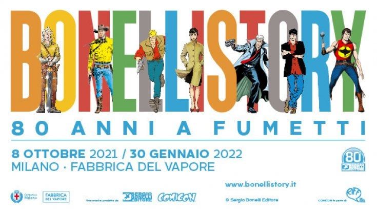 Milano, in mostra 80 anni di storia della Bonelli