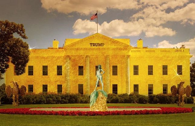 Come sarà la Casa Bianca con Donald Trump? Le ipotesi con photoshop sono da ridere