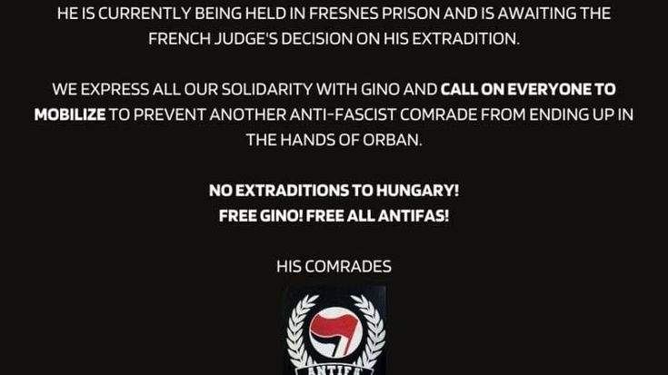 Antifascista italo-albanese preso a Parigi, Ungheria vuole estradarlo: avrebbe aggredito neonazisti