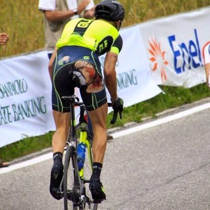 Maratona delle Dolomiti, che botta per il bomber Ravanelli
