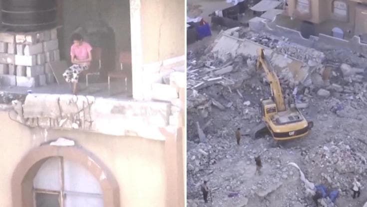 Palazzo crollato a Gaza, i sopravvissuti: "Si è sgretolato in meno di 10 secondi"
