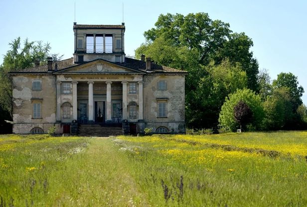 A Villa Levi-Tedeschi sul set del film "La ragazza con la valigia"