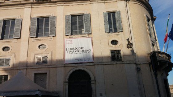Nella capitale, per la mostra sul cinquecento
