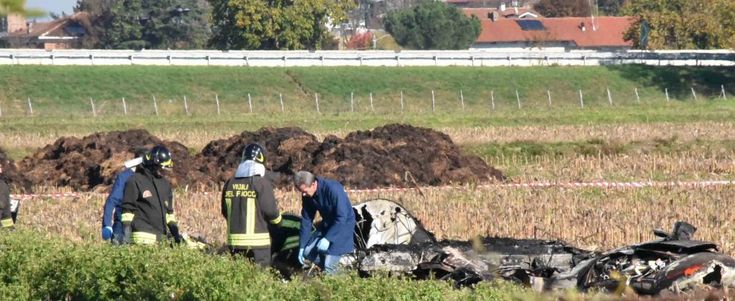 Convertiplano precipitato nelle campagne di Santhià, recuperata la scatola nera