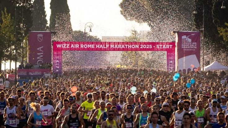 Da Porta Ardeatina al Colosseo: domenica in 40mila alla mezza maratona