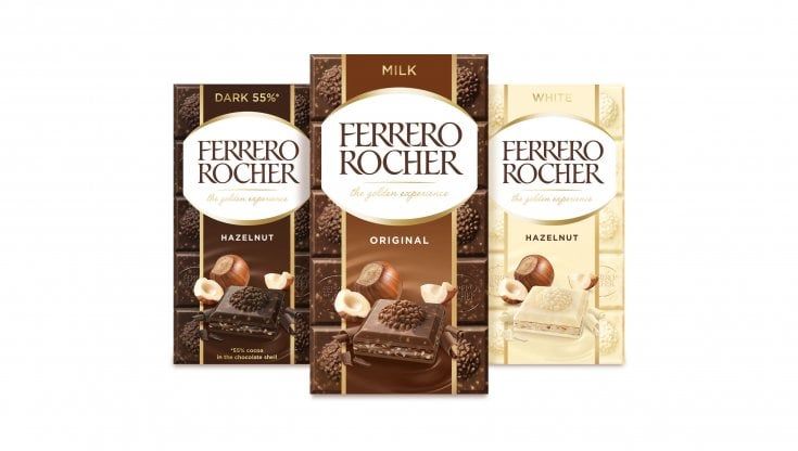 E il Ferrero Rocher diventa una tavoletta di cioccolato