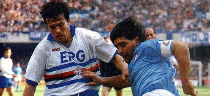 Una sforbiciata di Mancini, il Napoli travolto: crepuscolo Maradona
