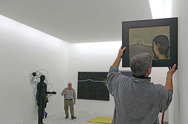 Vernissage di Mimmo Paladino<br />negli spazi di Casamadre