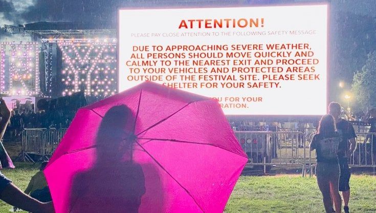 L'uragano Henri rovina la festa di New York: evacuato il maxi concerto di Central Park