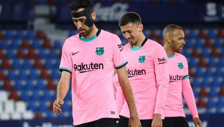 Liga, nuovo passo falso del Barcellona: 3-3 con il Levante. Portogallo, titolo allo Sporting, il  primo dal 2002