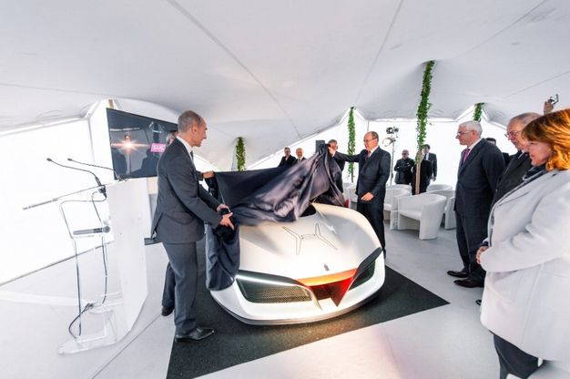 Montecarlo, invito a corte per la supercar a idrogeno di Pininfarina 