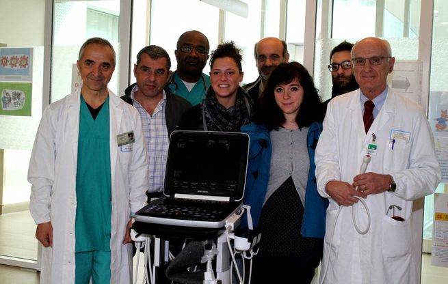 Associazione Luca Sisti dona sonda ecografica all'Ospedale dei Bambini