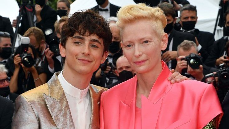 Timothée Chalamet e Tilda Swinton, la coppia più cool di Cannes