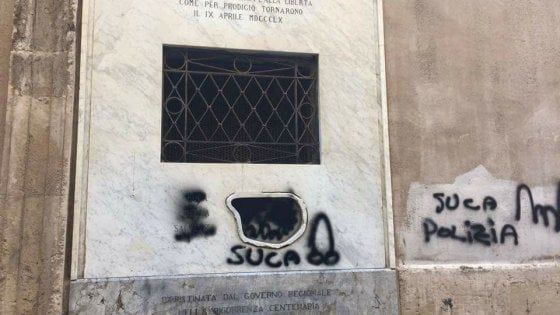 Palermo: vandali di nuovo in azione, spray sulla "Buca della salvezza" alla Gancia