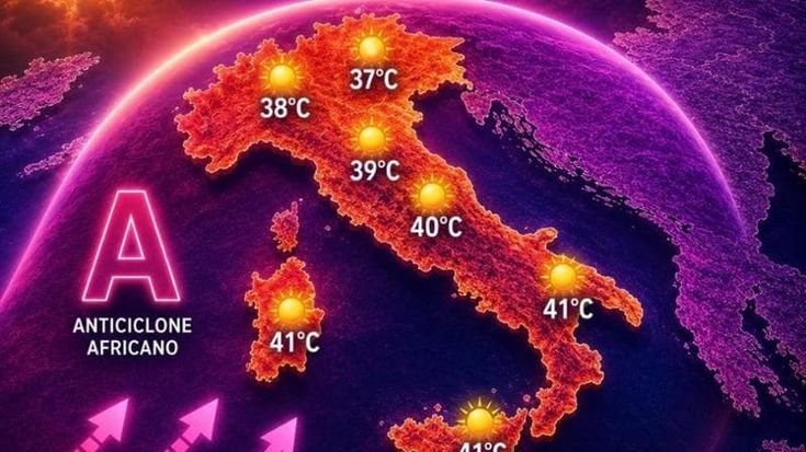 Previsioni meteo, la settimana sarà rovente: gran caldo e pochi temporali. Qualche picco a 40°C