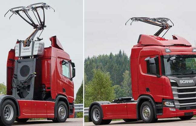 Flotta di camion per le autostrade elettrificate in Germania