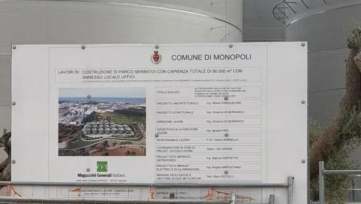 Monopoli, il pasticcio dell’oleodotto: “L’ingegnere progettista è un politico di maggioranza”