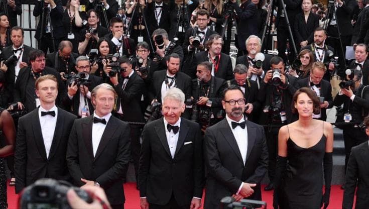 L'ultimo Indiana Jones, il red carpet di Cannes 2023 è tutto per Harrison Ford