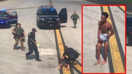 Alabama, uomo vagava nudo sulla pista dell'aeroporto: "Mi hanno derubato"
