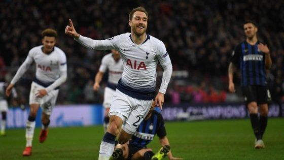 Tottenham-Inter 1-0: Eriksen complica la strada dei nerazzurri