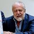 Napoli, De Laurentiis con la squadra in ritiro: 