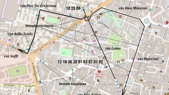 Bologna, la Lega al PalaDozza e cortei: autobus deviati, ecco come muoversi oggi in città