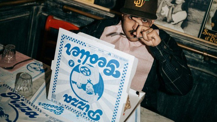 E a Sanremo Geolier non si limita a cantare: apre la sua pizzeria pop up