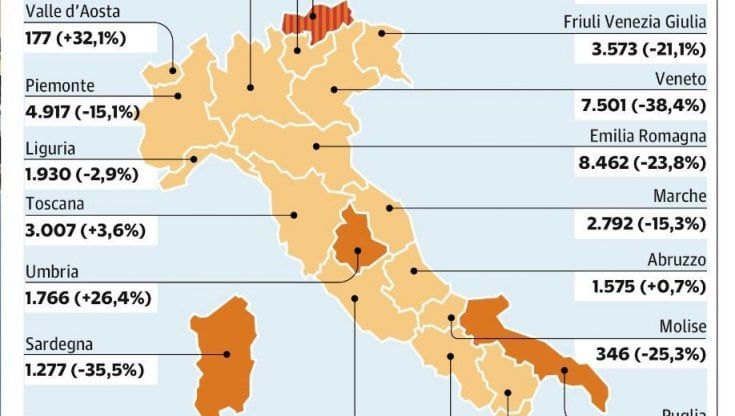 Coronavirus, la Puglia resta arancione mentre l'Italia vira verso il giallo: pesa l'alto numero dei ricoveri