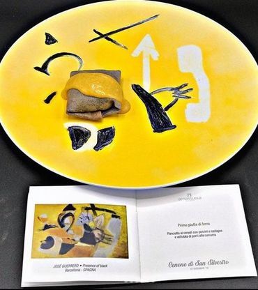 Piatti come opere d'arte, la chef pugliese si è fatta ispirare dal Guggenheim Museum di New York