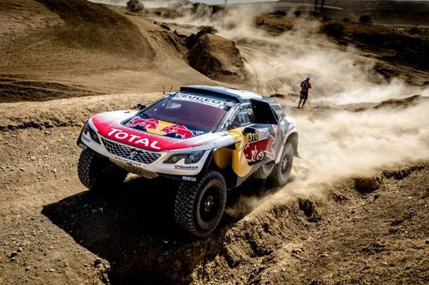 Rally del Marocco - Partenza prudente per Sainz e Loeb e le loro Peugeot 3008DKR