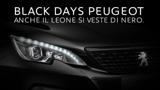 Black Friday, Peugeot lancia la sfida