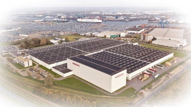 Nissan installa il più grande tetto solare condiviso dei Paesi Bassi