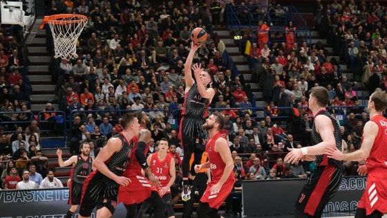 Basket, Eurolega: Milano, rimonta col brivido. Bayern battuto 79-78