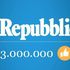 Il record di Repubblica su Facebook: 3 milioni di like