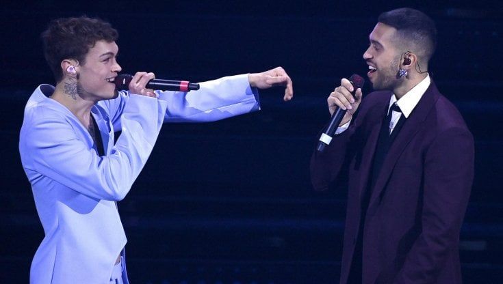 Classifica generale provvisoria Sanremo 2022 dopo la serata delle cover: Mahmood e Blanco in testa