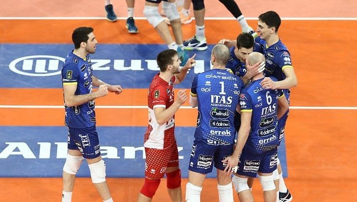 Volley, Superlega: Trento passa a Milano e respinge l'assalto di Modena