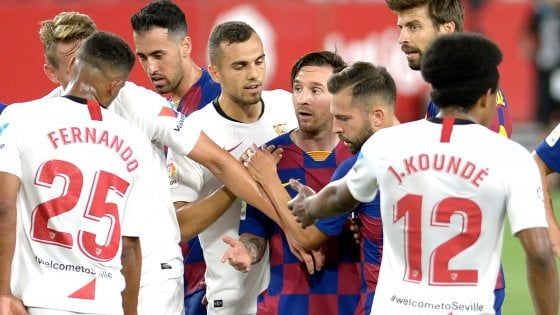 Liga: il Barcellona frena a Siviglia, pari senza reti in Andalusia