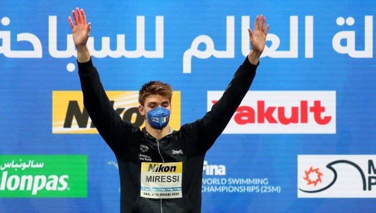 Mondiali di nuoto in vasca corta: Miressi e 4x100 mista d'oro, Paltrinieri perde podio e record