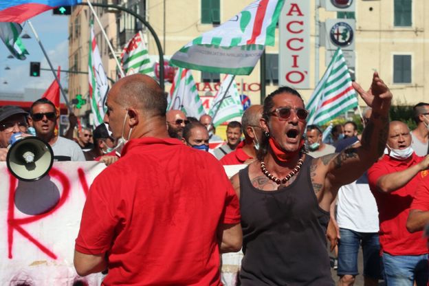 Ex Ilva, le immagini del secondo giorno di protesta